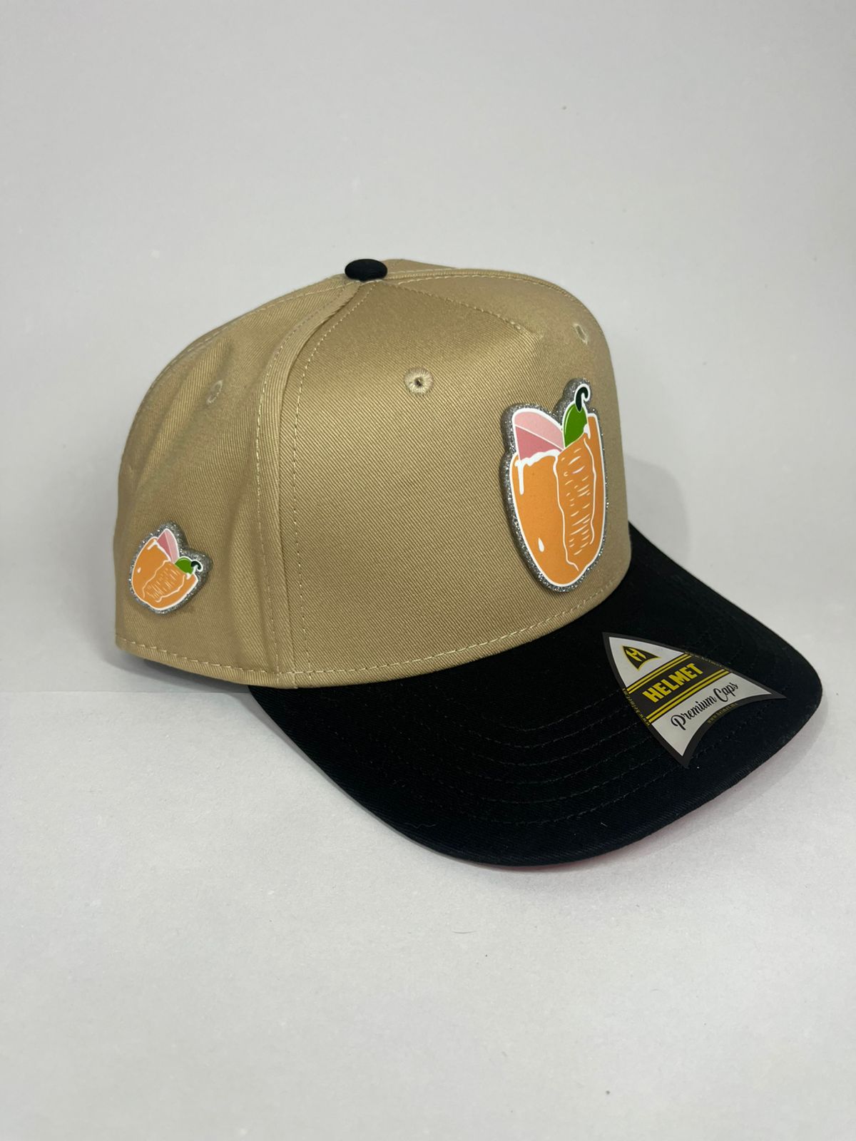 BOLILLO CON CREMA BICOLOR NEGRO CAKI